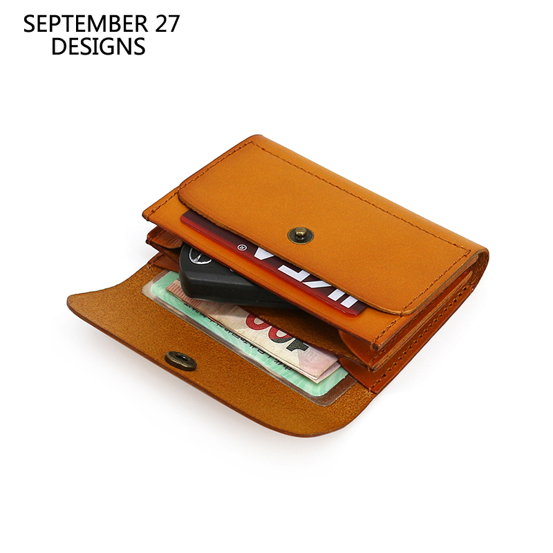 Leather Wallet Men - Mini sac de taille en cuir