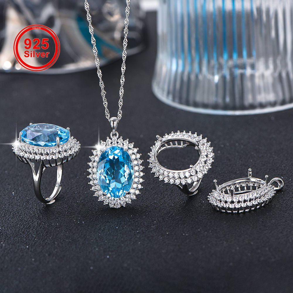 Luxury Gift Set - Pendentif de bague en argent Sterling