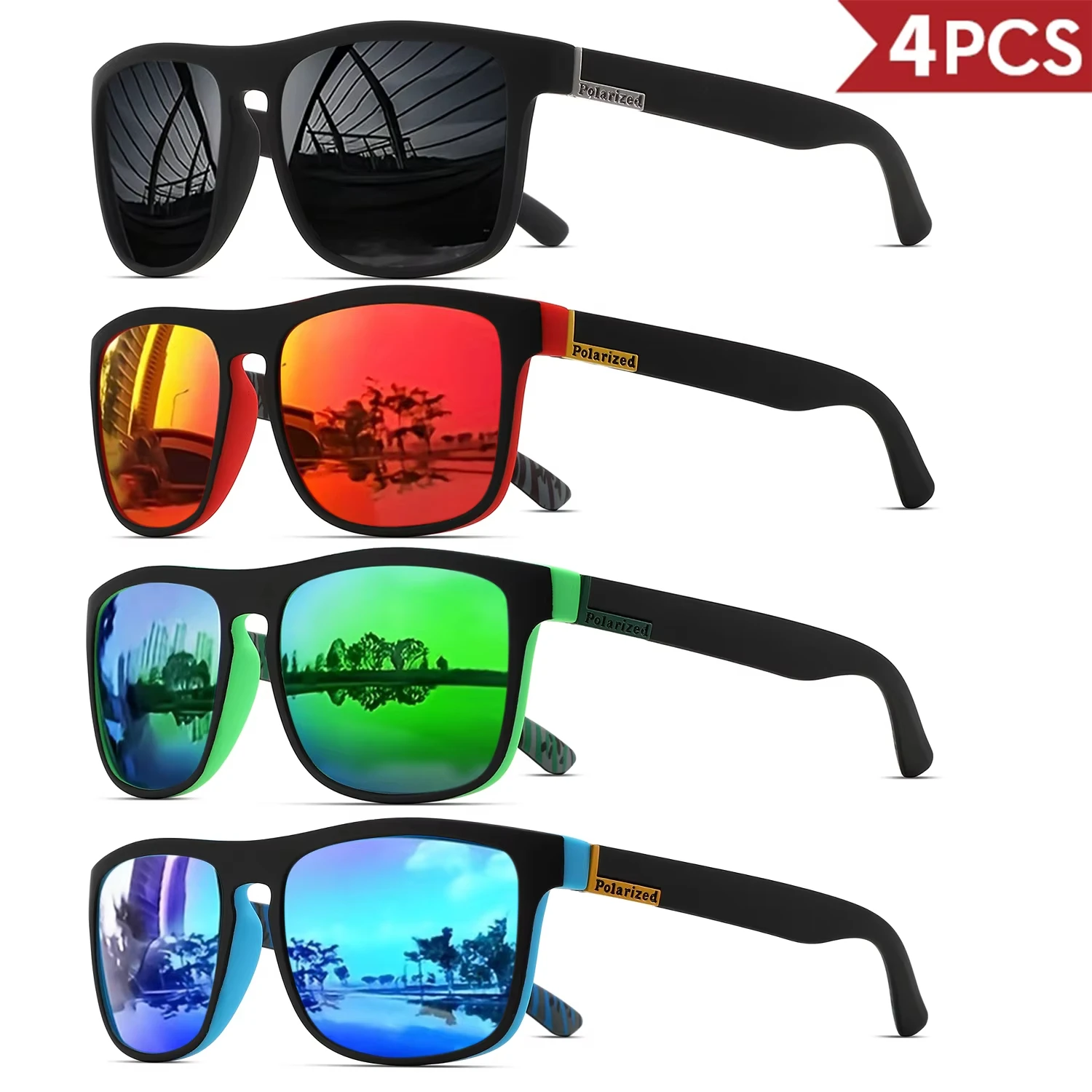 Sunglasses Uv400 - 1/4pc Lunettes de soleil de sport