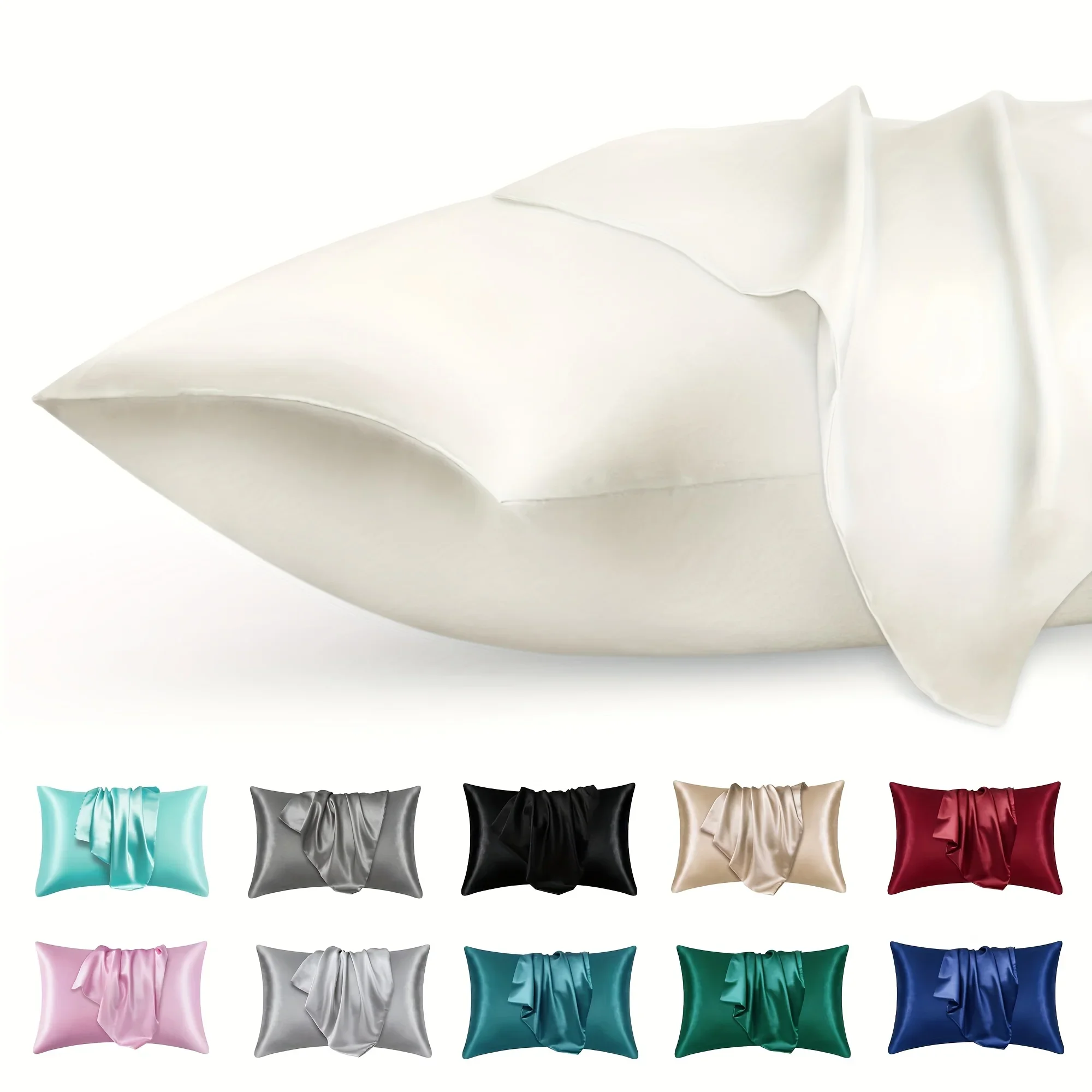 Silk Pillowcase - Taie d'oreiller de luxe en Satin,