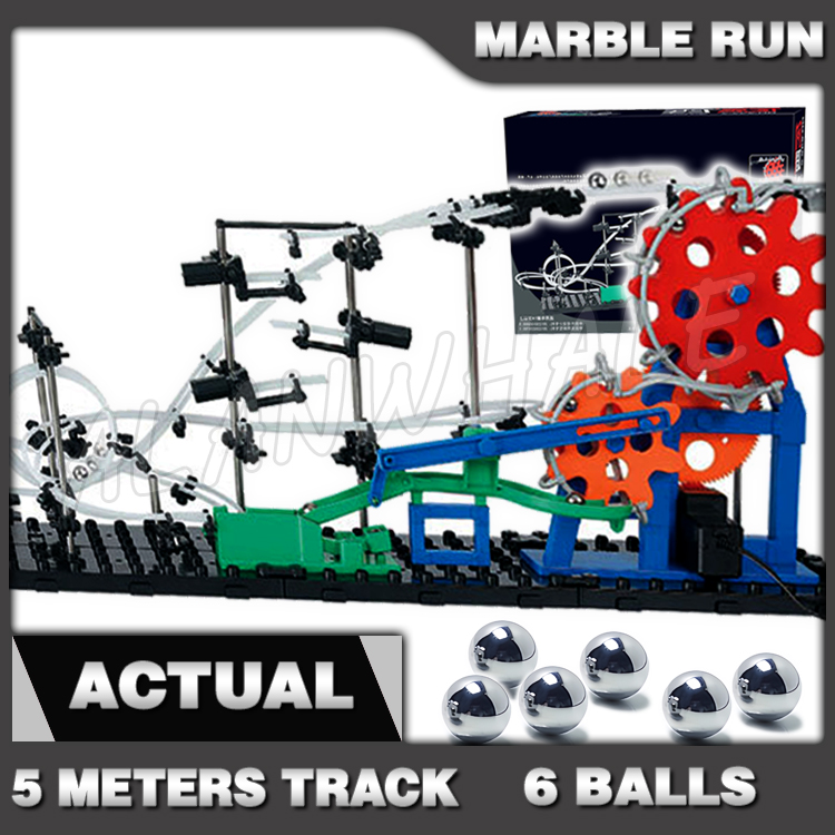 Marble Coaster Set - 560cm Rail marbre course engrenage motrices