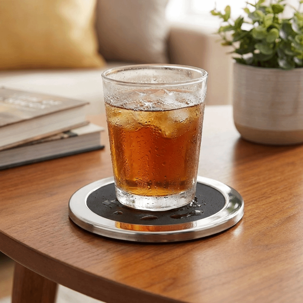 Lot de 6 sous-verres ronds en  - Marble Coaster Set avis et prix