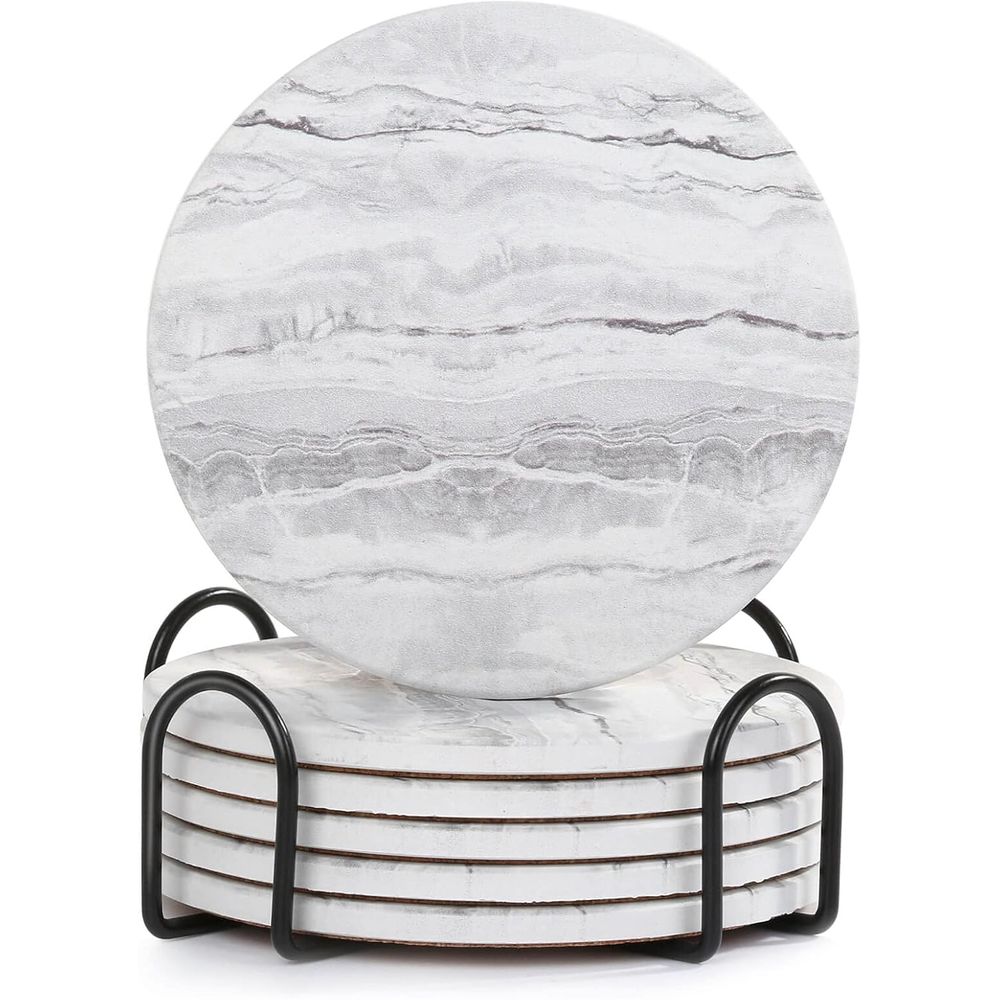 Ensemble de 6 dessous-de-verre - Marble Coaster Set avis et prix