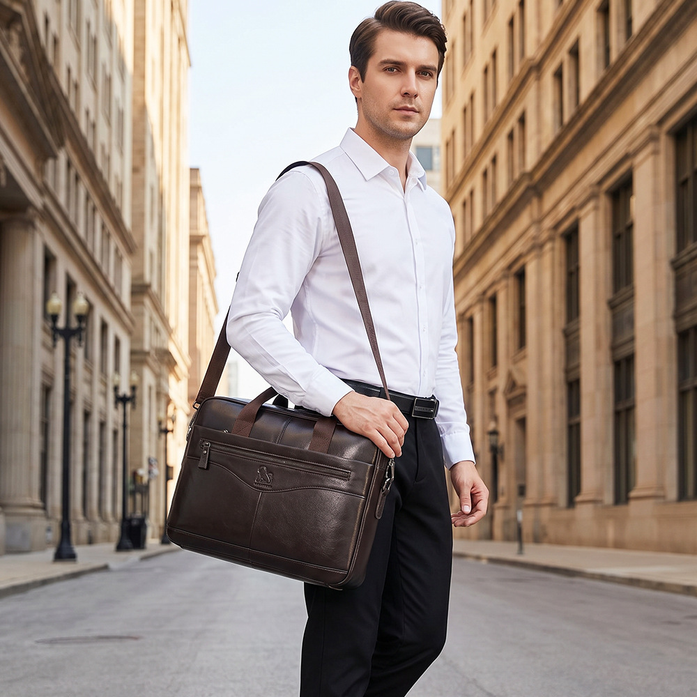 STEEL LION Sac pour ordinateur - Leather Briefcase avis et prix
