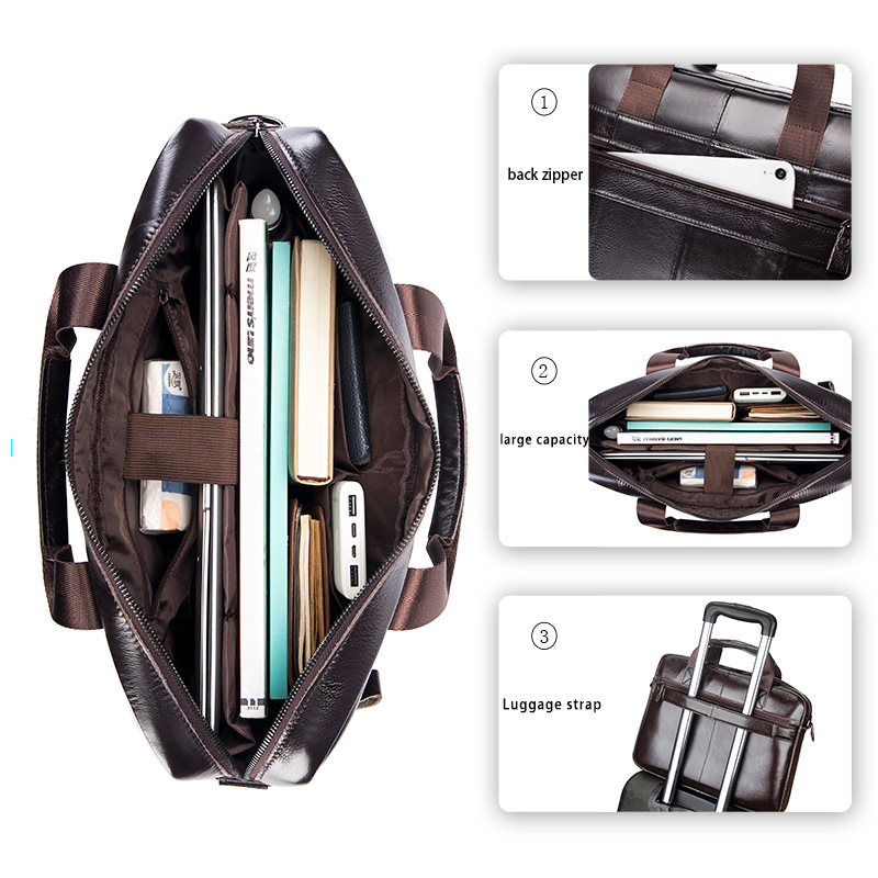 STEEL LION Sac pour ordinateur - Leather Briefcase avis et prix