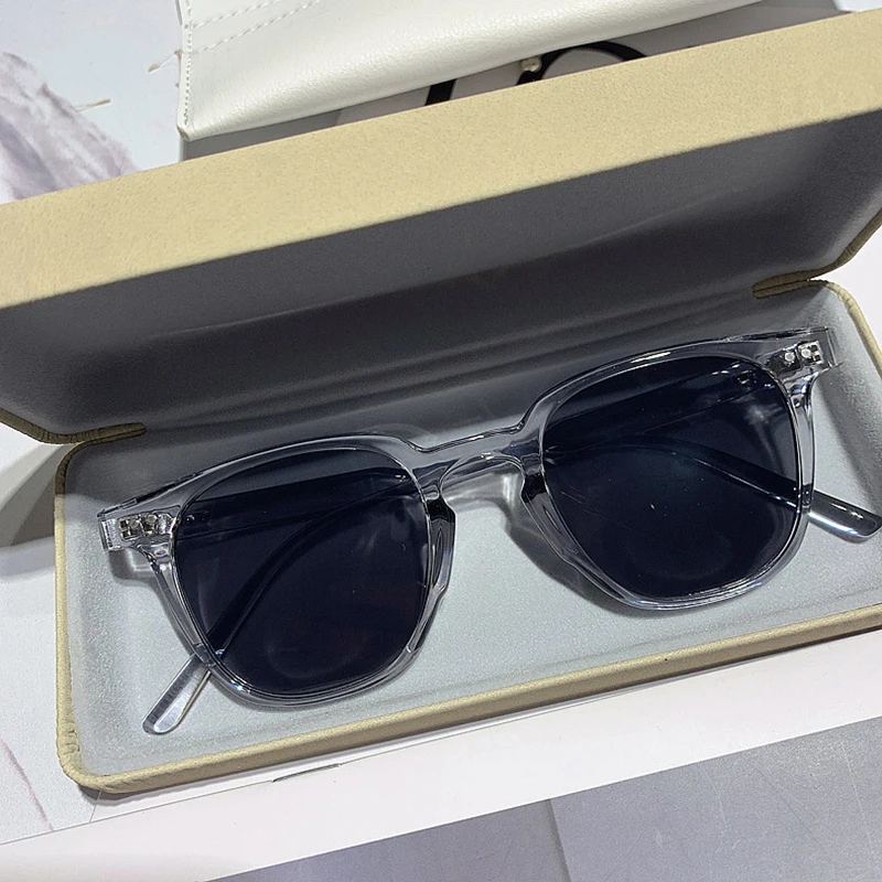 Lunettes de soleil carrées gri - Sunglasses Uv400 avis et prix