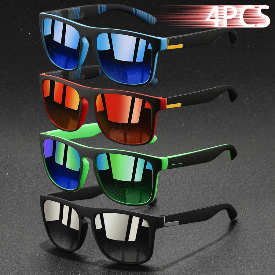 1/4PCS Lunettes de soleil carr - Sunglasses Uv400 avis et prix