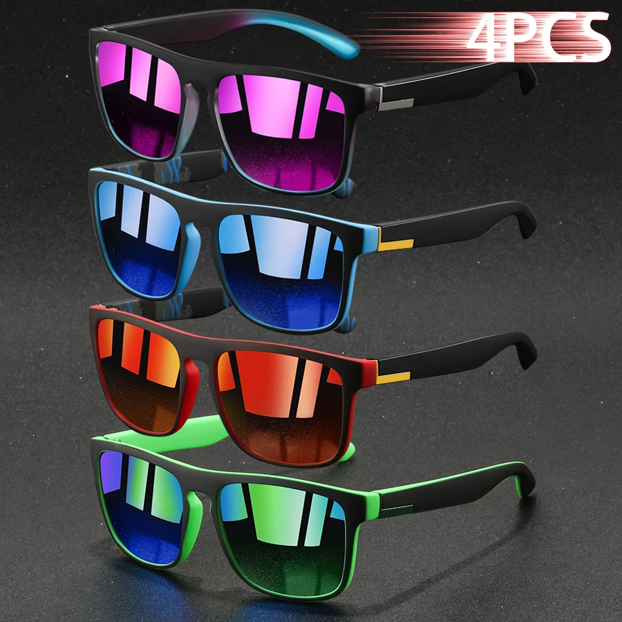 1/4PCS Lunettes de soleil carr - Sunglasses Uv400 avis et prix
