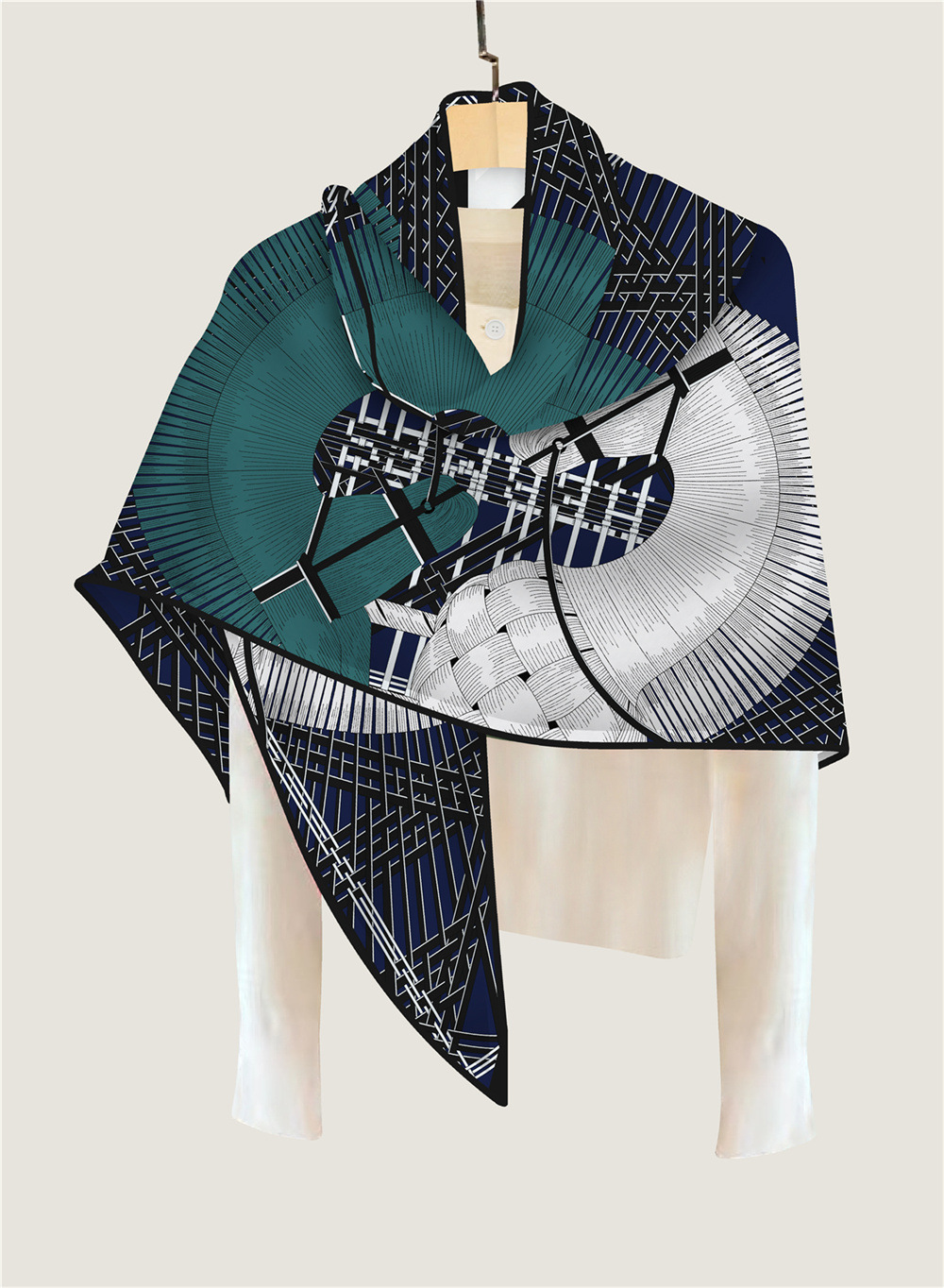 Châles triangulaires chauds d' - Cashmere Scarf avis et prix